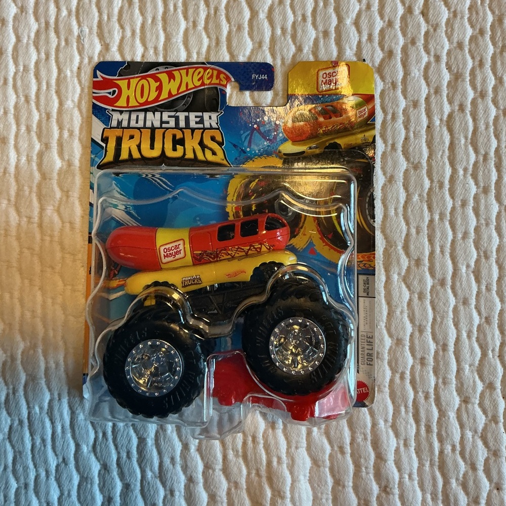 Monster Trucks Oscar Mayer Wienermobile Toy - Red & Yellow